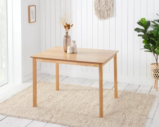 Carter Dining Table & 6 Ladder Chairs- Oak