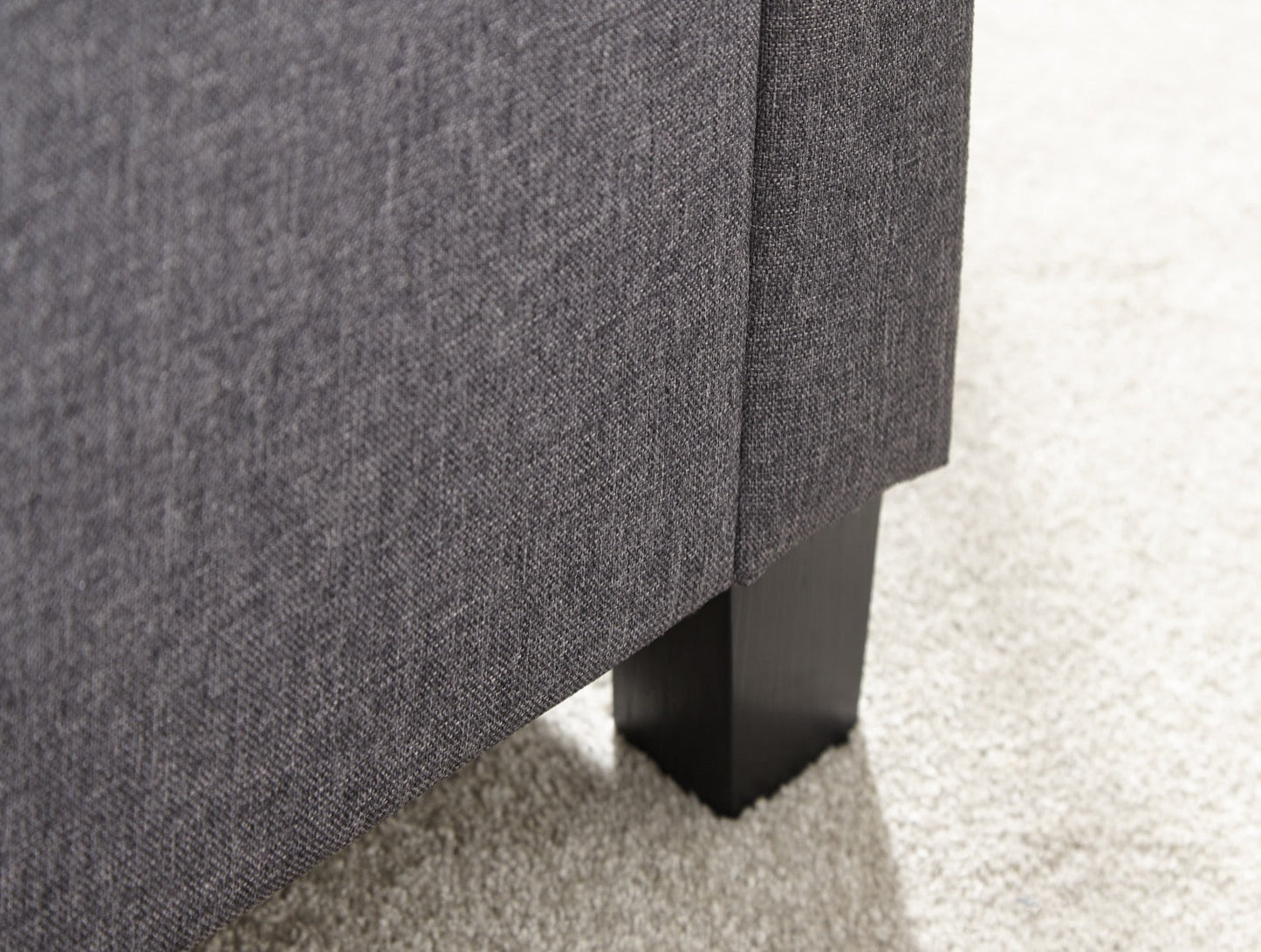 Vanessa Ottoman Bench-Charcoal