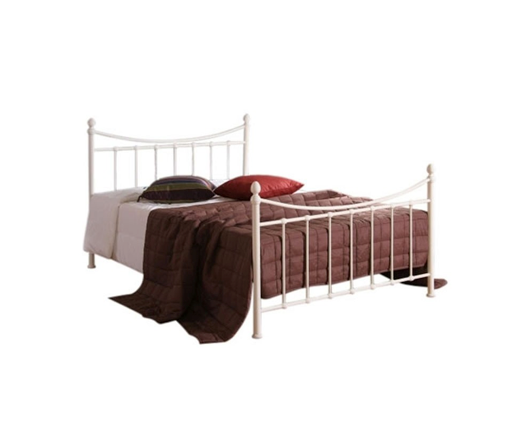 Amber King Bed Frame-Ivory