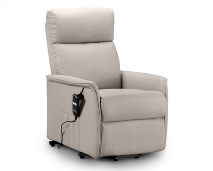 Hectar Rise & Recliner - Pebble Faux Leather