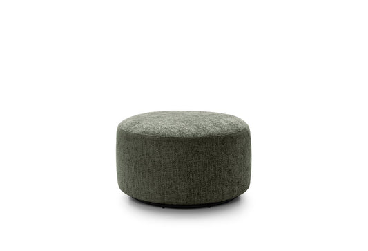 Iris Swivel Footstool - Rifle Green