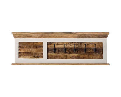 Arianna Wood Hook/Coat Hanger Wall