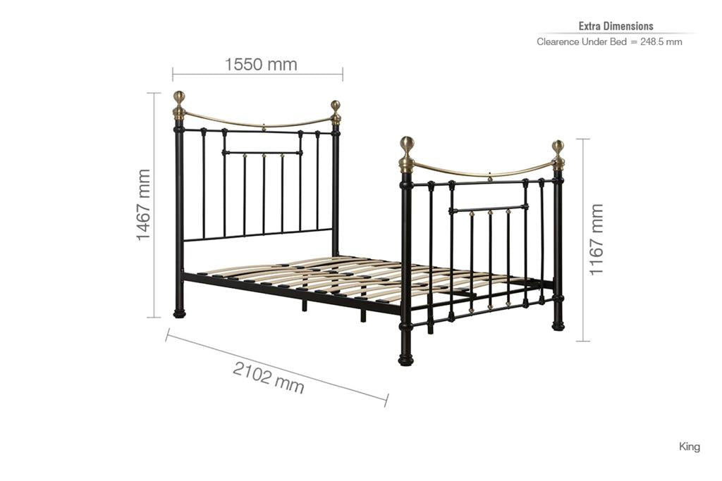 Bronte King Bed - Black