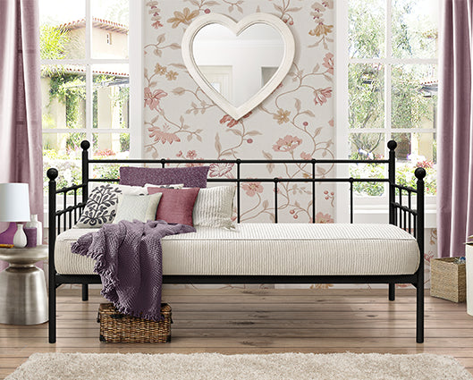 Lyon Single Bed- Black