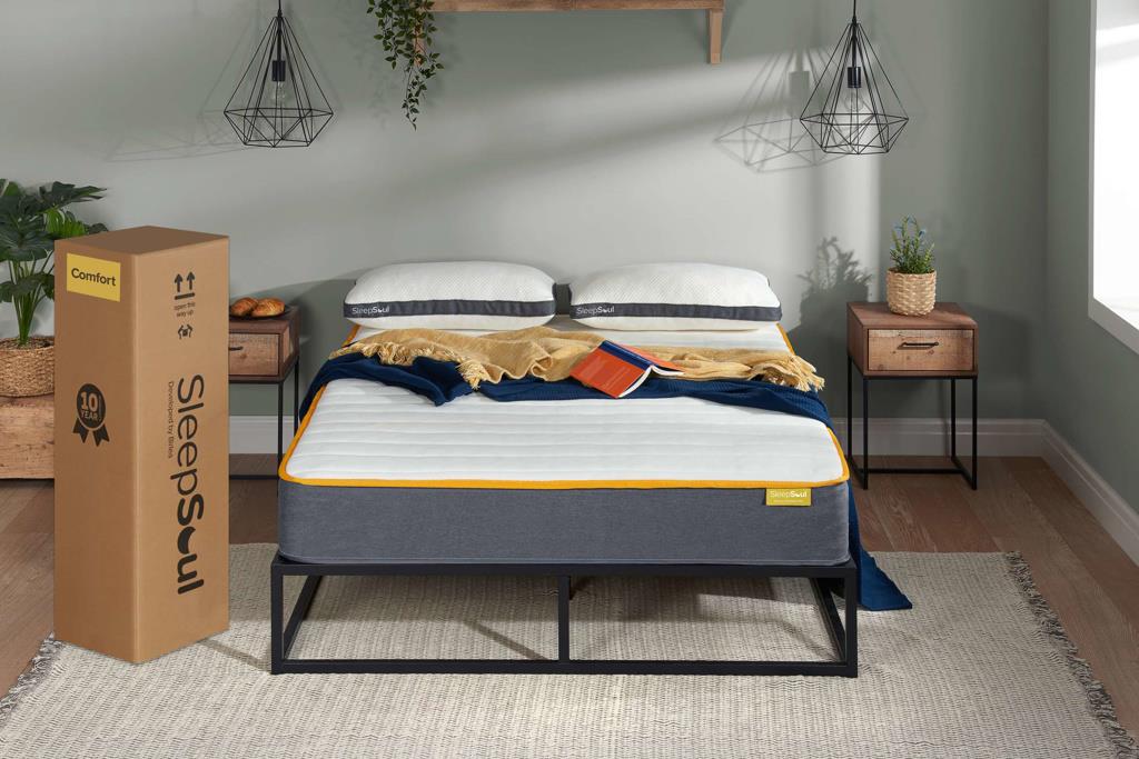 Roll Up Comfort 800 Pocket Mattress (22cm Depth) - Single