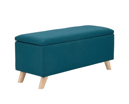 Scorento Ottoman Storage Unit-Teal