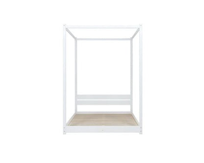 Darwin Four Poster King Bed - White