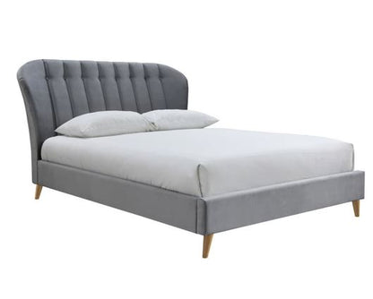 Elm Double Bed - Grey