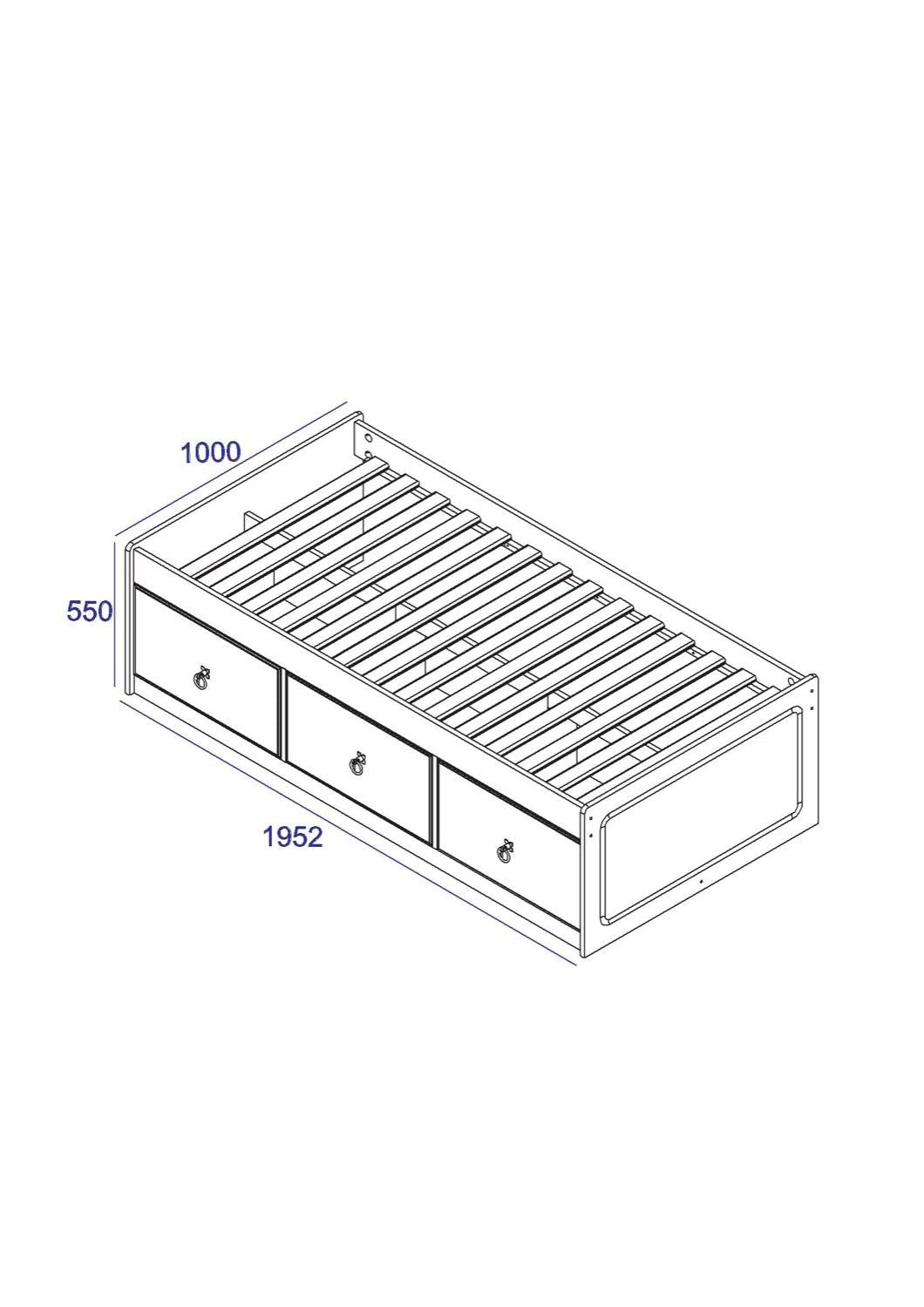 Corona White Cabin Bed