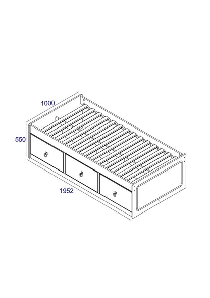 Corona White Cabin Bed