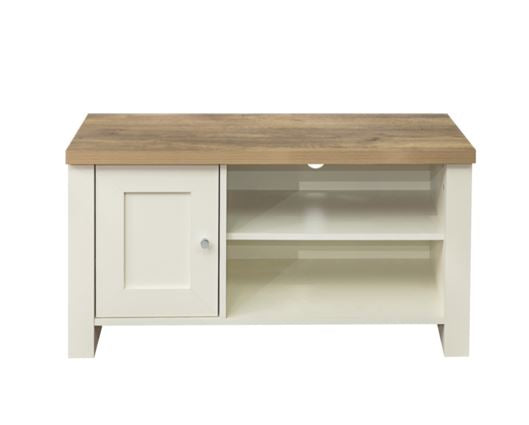 Highgate Small TV Unit - Cream