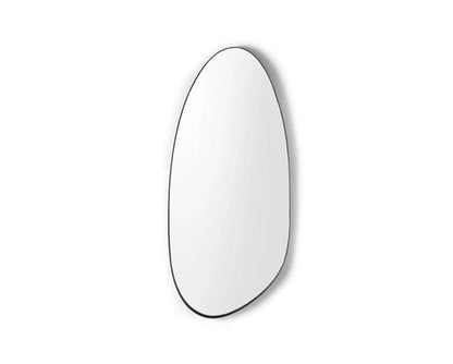 Rushmore Black Metal 95cm Organic Shaped Wall Mirror