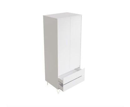 Maeve 2 Door 2 Drawer Wardrobe- White