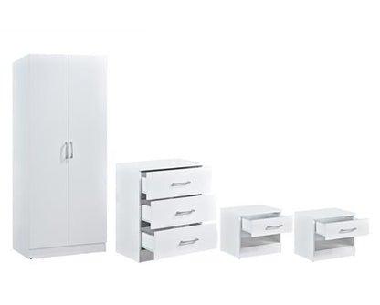 Highbury 4 Piece Bedroom Set - White