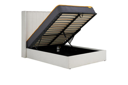 Maisey King Ottoman Bed - Cream
