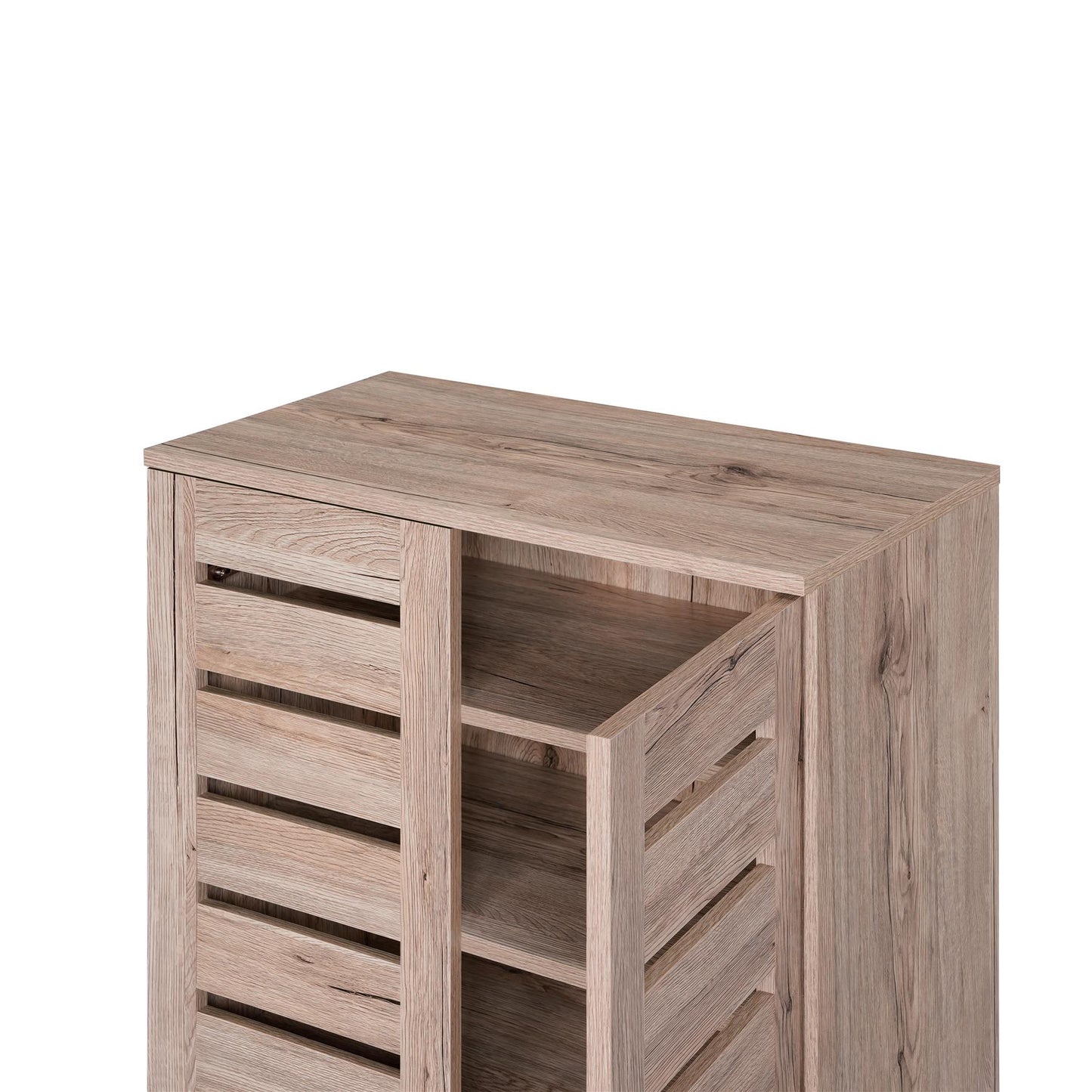 Euston 2 Door Shoe Cabinet - Sanremo Oak