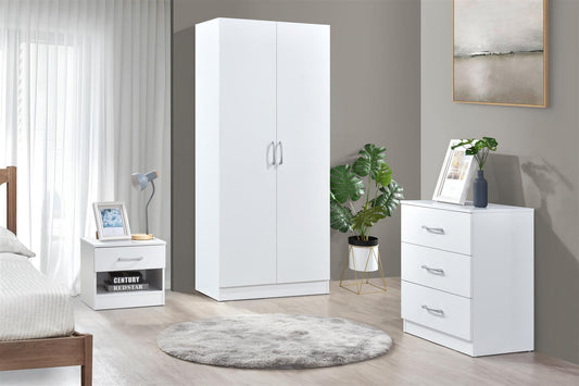 Highbury 3 Piece Bedroom Set - White