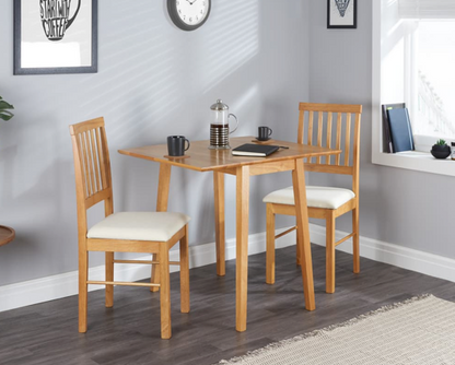 Drop Leaf Dining Set - Oak