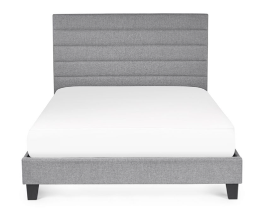 Merida King Bed - Grey