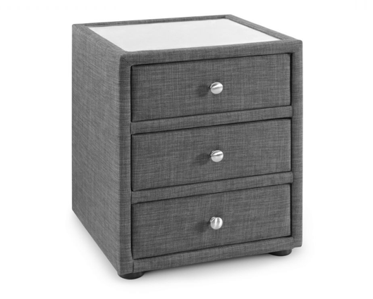 Standford 3 Drawer Bedside