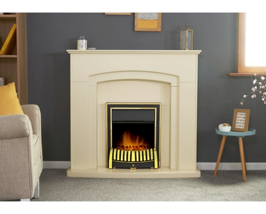 Egan Electric Fire in Brass