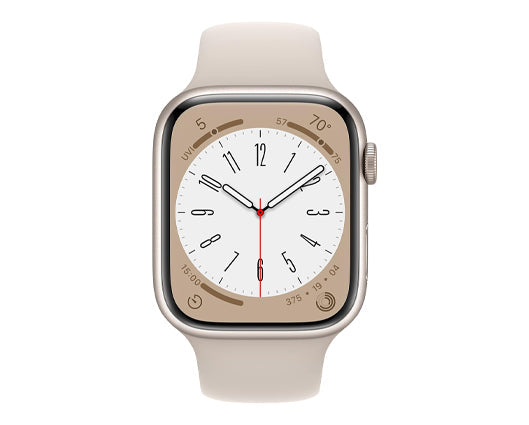 Refurbished Apple Watch Series 8 Aluminium 41mm Cellular Starlight