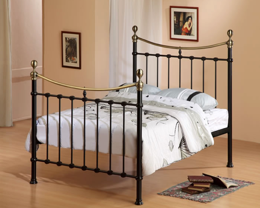 Elda King Size Bed Frame-Black