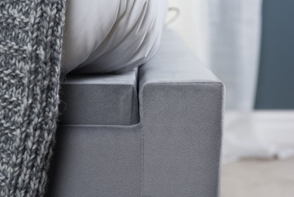 Cai Ottoman King Bed - Grey