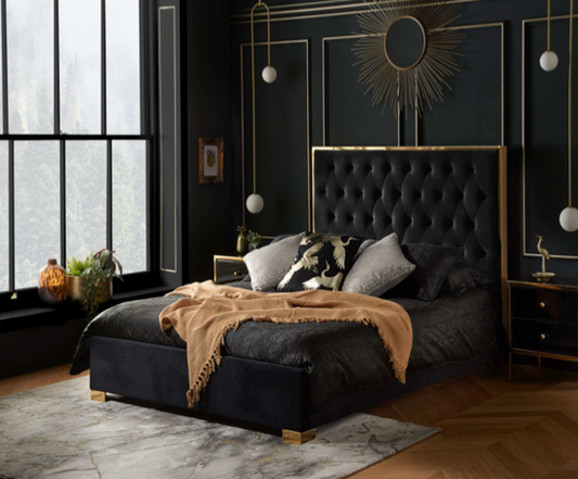 Celin King Bed- Black