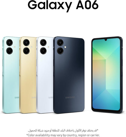 Samsung Galaxy A06 4G 4/64GB Unlocked & Sim free Smartphone Black
