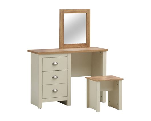 Lincoln Dressing Table 3 Drawer