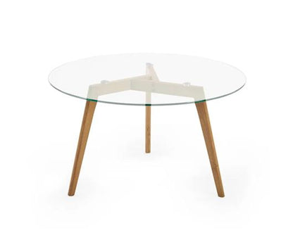 Bryant Round Glass Coffee Table