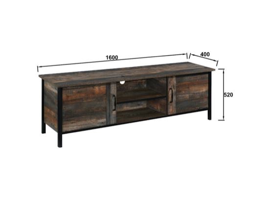 Winnie TV Stand- Dark Oak