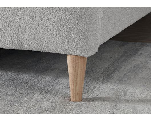 Otley King Bed - Dove Grey