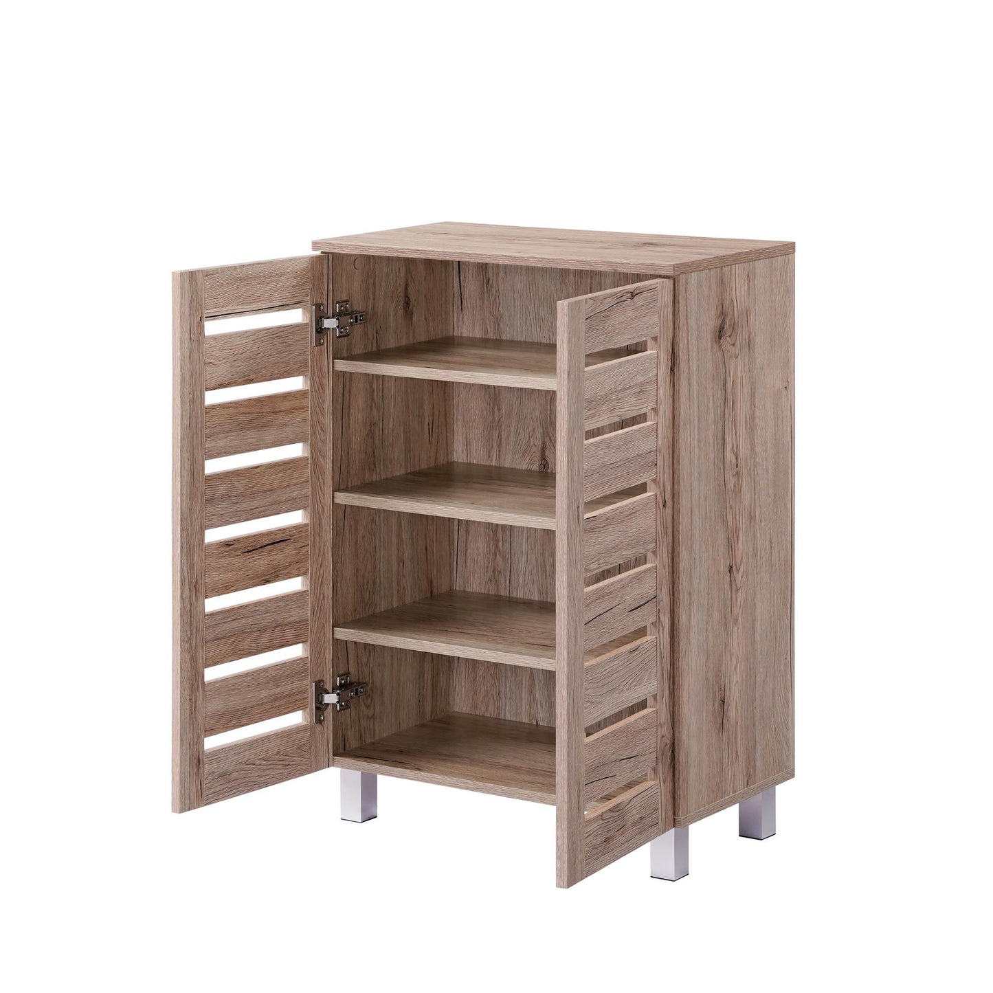 Euston 2 Door Shoe Cabinet - Sanremo Oak