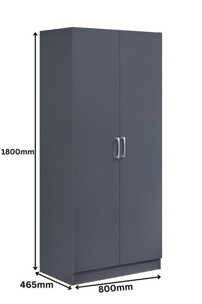 Highbury 4 Piece Bedroom Set - Dark Grey