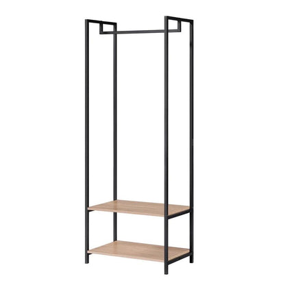 Scala Open Wardrobe with 2 Shelves - Oak