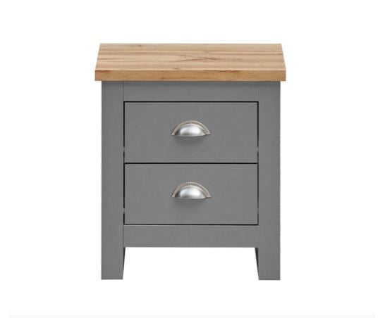 Lincoln 3 Piece Bedroom Set (3 Door Wardrobe, 2+2 Chest, 2 Drawer Bedside)