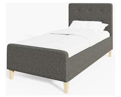 Ashbourne Single Ottoman-Dark Grey