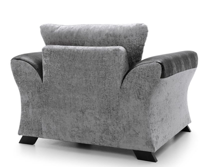 Francisco Armchair - Black & Charcoal