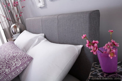 Axn King Ottoman-Grey Fabric Bed