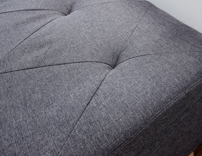 Maisie Large Storage Ottoman-Charcoal