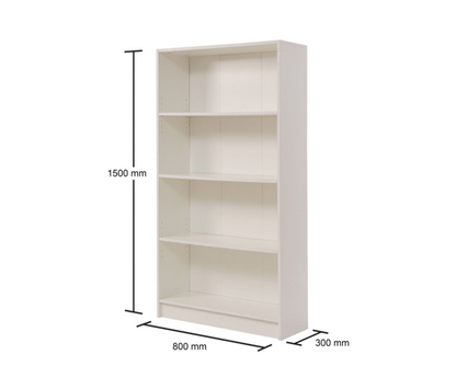 Tall Bookcase-White
