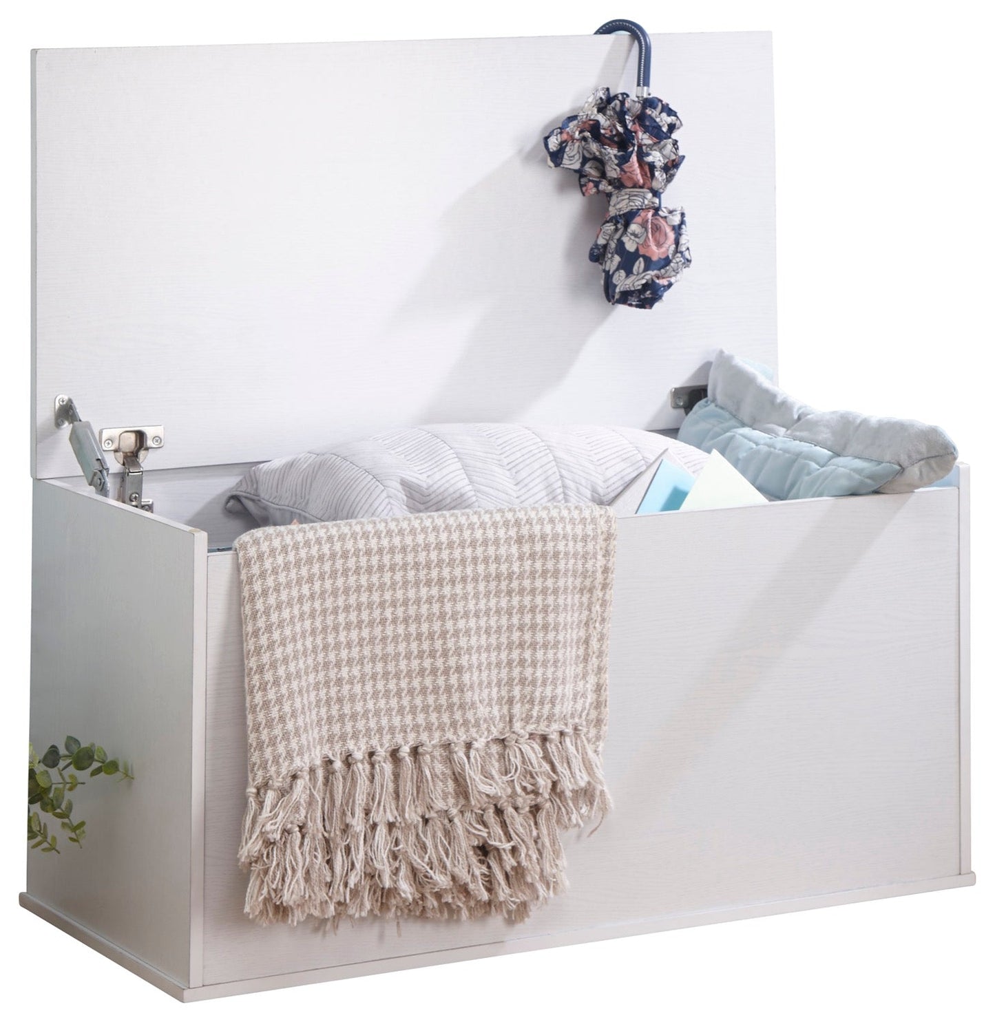 Princeton Ottoman Storage Box-White