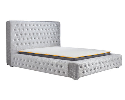 Grace King Bed - Grey