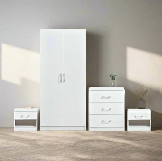 Highbury 4 Piece Bedroom Set - White