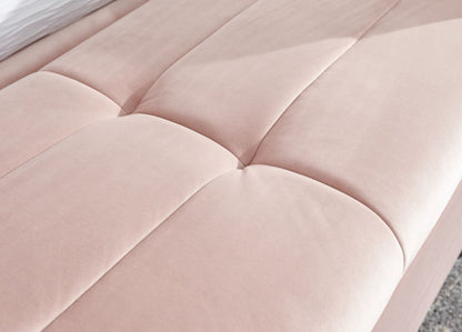Phoebe Ottoman Storage Bench-Pink