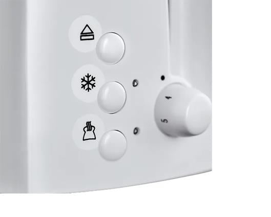 Russell Hobbs White 2 Slice Toaster