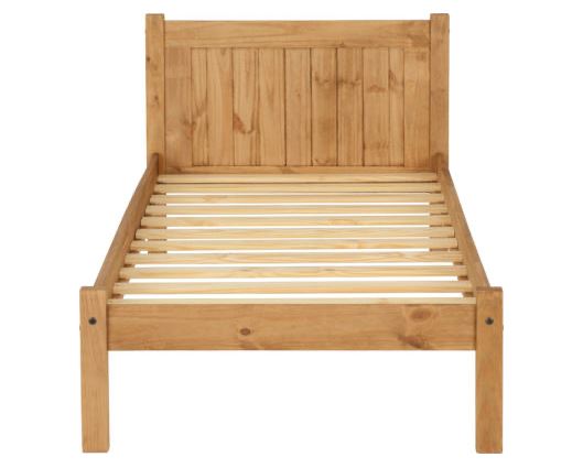 Maya Single Bed - Distressed Waxed Pine