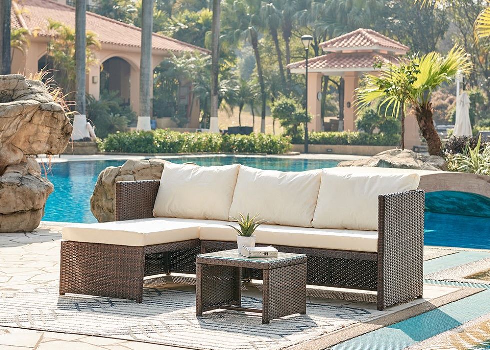 Havana Brown 3PC Sofa Set
